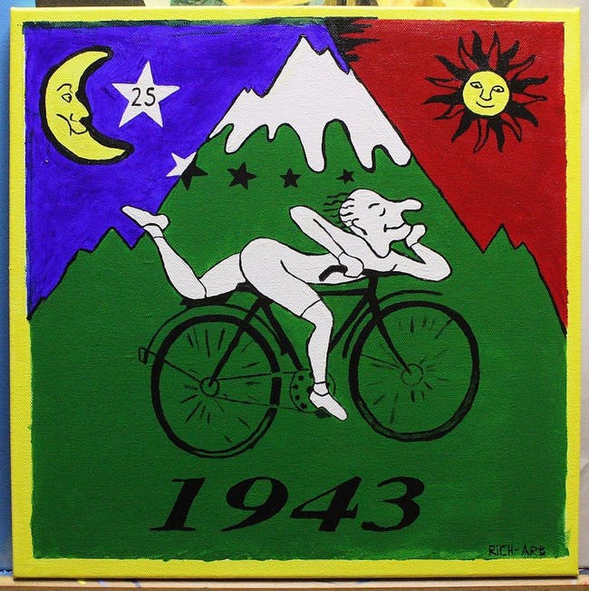 Hofmann y el Día de la Bicicleta 76 años del primer viaje en LSD La